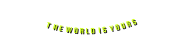 T  H E  W O R L D  I S  Y O U R S